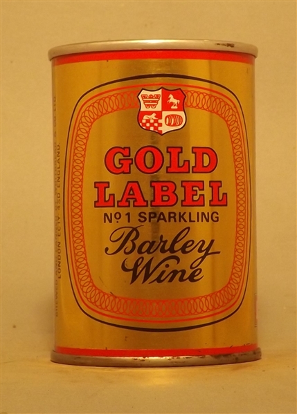 Gold Label Barley Wine 9 2/3 Ounce Tab, England