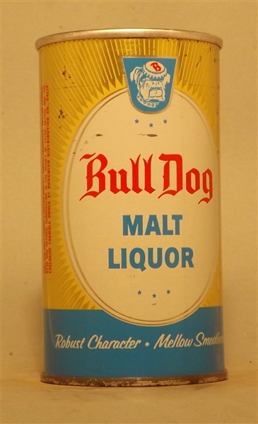 Bull Dog Malt Liquor with Intact ZIP, South Bend, IN