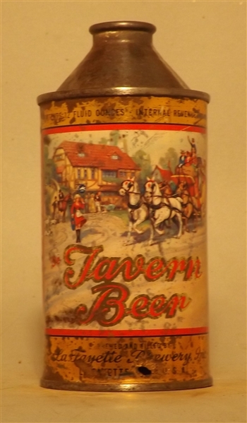 Tavern Beer IRTP Cone Top, LaFayette, IN