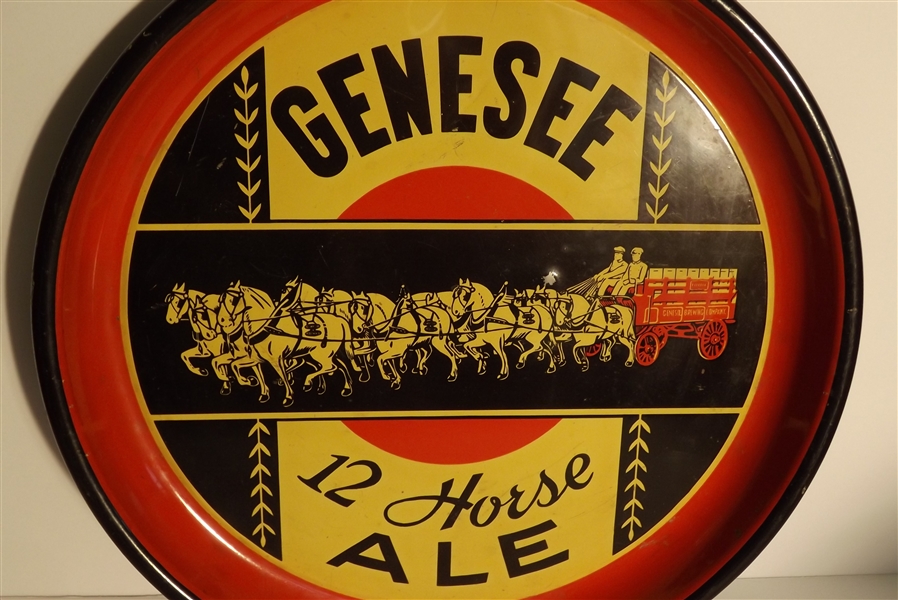 Genesee 12 Horse Ale Tray, Rochester, NY