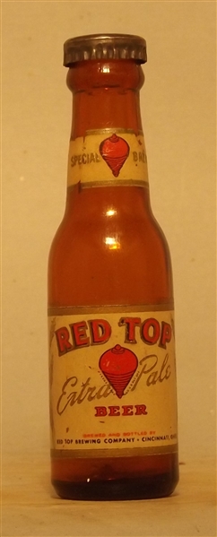 Red Top Beer Mini Bottle