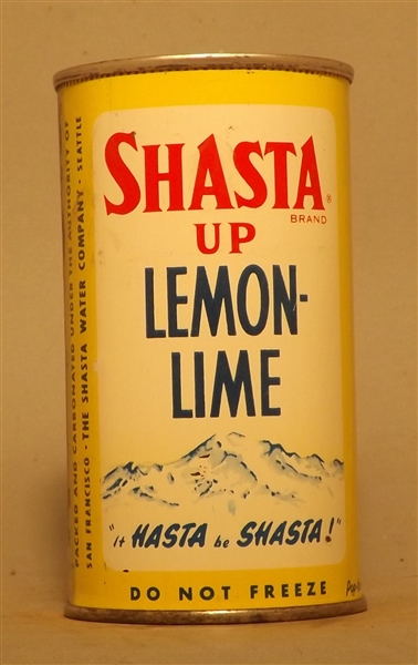 Shasta-Up Lemon Lime Flat Top