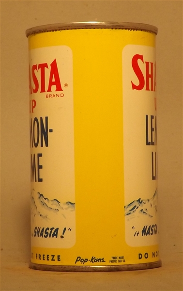 Shasta-Up Lemon Lime Flat Top