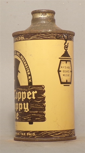 Old Topper Snappy Ale J Spout Cone Top, Rochester, NY