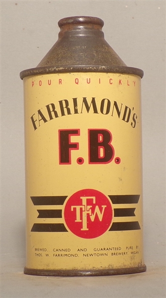 Farrimond's FB Cone Top, Wigan, England, UK