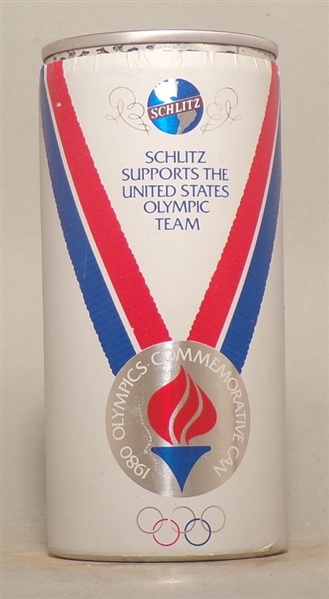Schlitz 1980 Olympic team Paper label