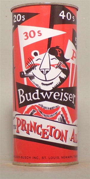 Budweiser Princeton Alumni Drinking Vessel Reunion Can
