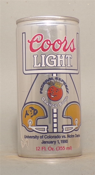 Coors Light 1990 Orange Bowl