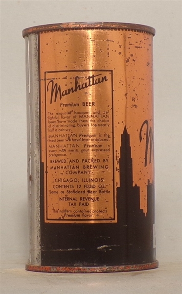 Manhattan Premium Beer OI Flat Top, Chicago, IL