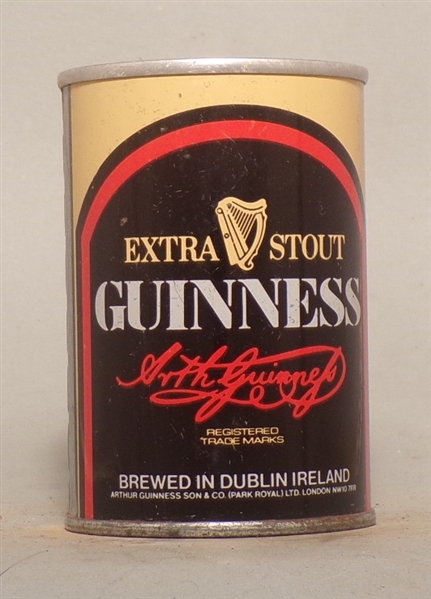 Guinness #1 9 2/3 Ounce Tab Top, Dublin, Ireland