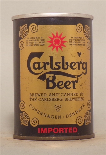 Carlsberg Beer #1 9 2/3 Ounce Tab Top, Denmark