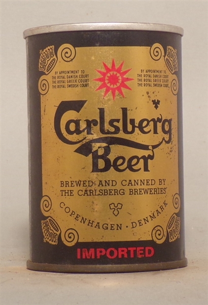 Carlsberg Beer #1 9 2/3 Ounce Tab Top, Denmark