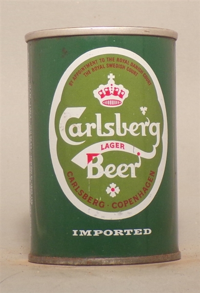 Carlsberg Beer #2 9 2/3 Ounce Tab Top, Denmark