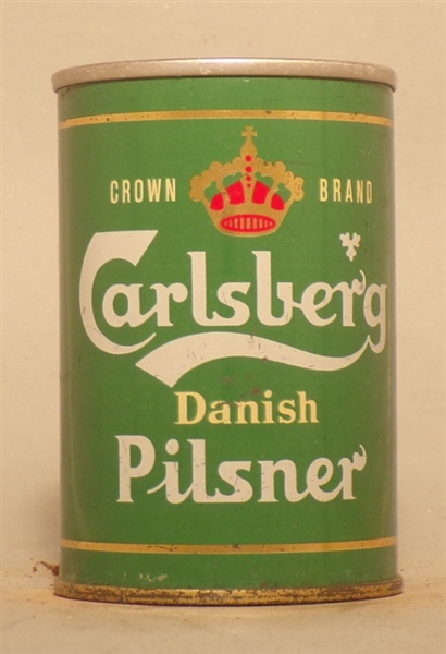 Carlsberg  #5 Danish Pilsner 9 2/3 Ounce Tab Top, Denmark