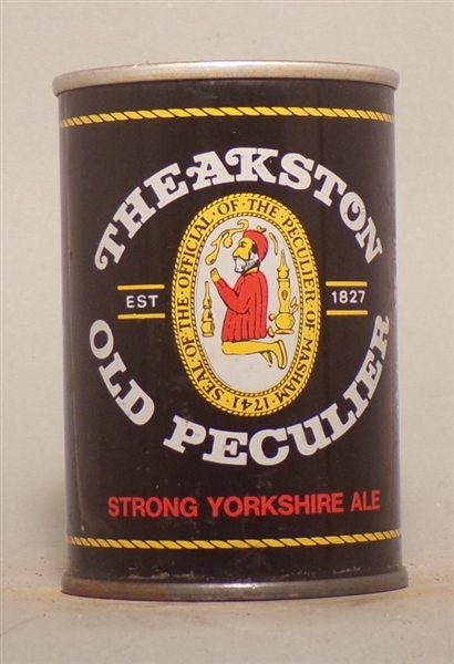 Theakston Old Peculier 9 2/3 Ounce Tab Top, England