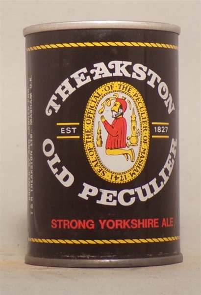Theakston Old Peculier 9 2/3 Ounce Tab Top, England