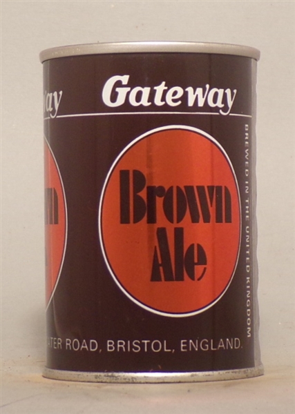 Gateway Brown Ale 9 2/3 Ounce Tab Top, England