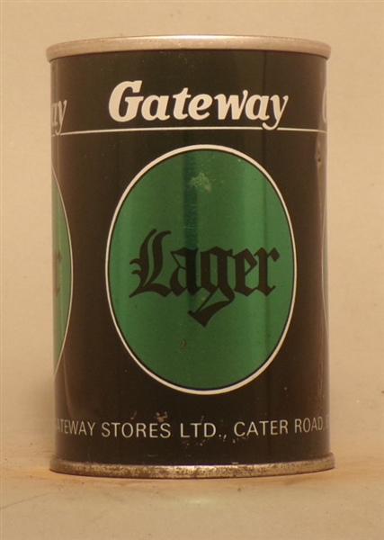 Gateway Lager 9 2/3 Ounce Tab Top, England