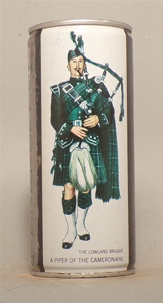 Piper 16 Ounce Crimped Steel Tab Top, Glasgow, Scotland Cameronians