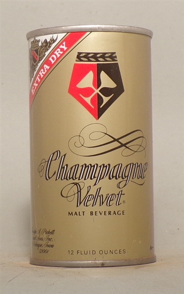 Champagne Velvet Tab Top