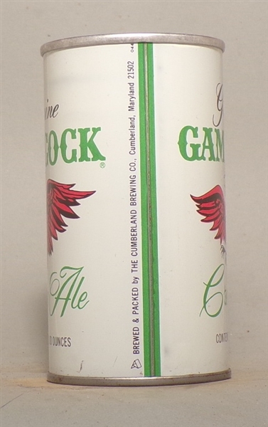 Gamecock Cream Ale Tab Top, Cumberland, MD