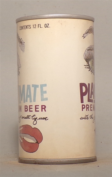 Play Mate Premium Beer Paper Label, Reading, PA