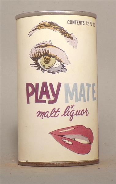 Play Mate Malt Liquor Paper Label, Reading, PA
