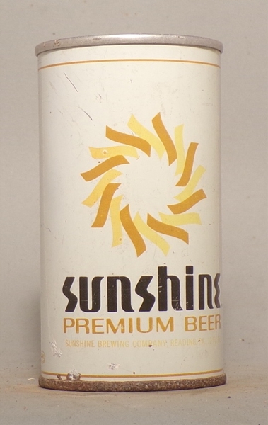 Sunshine Premium Beer tab, Reading, PA