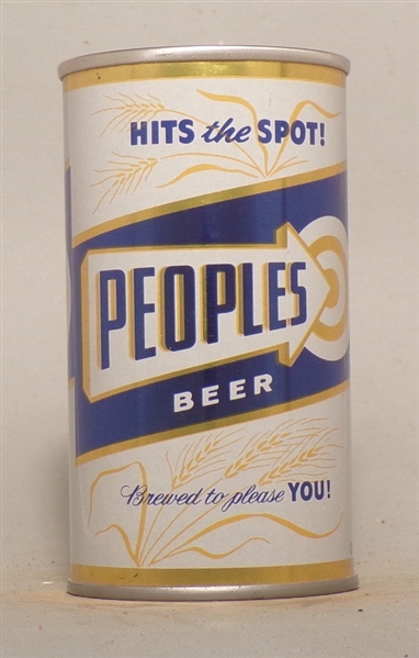 Peoples Beer Tab Top, Oshkosh, WI