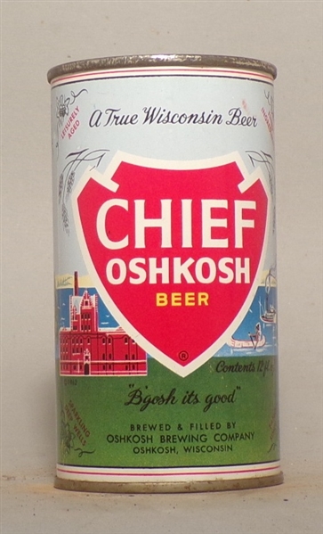 Chief Oshkosh Juice Tab, Oshkosh, WI