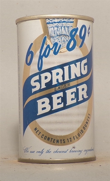 Spring Beer - 6 for 89c Tab Top, Maier, Los Angeles, CA