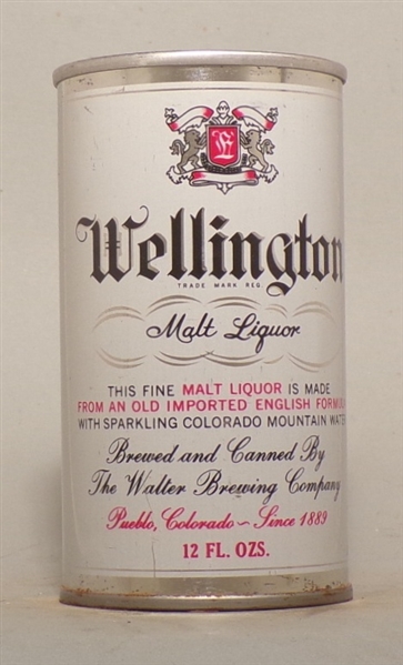 Wellington Malt Liquor Tab Top, Pueblo, CO