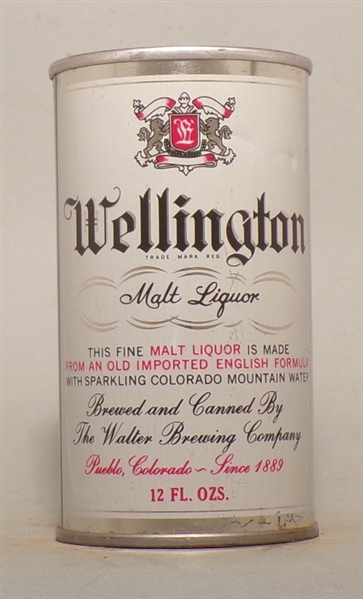 Wellington Malt Liquor Tab Top, Pueblo, CO
