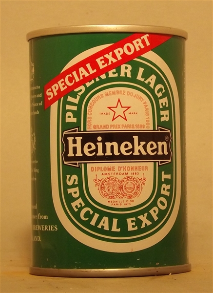 Heineken 9 2/3 Ounce Tab - England, UK