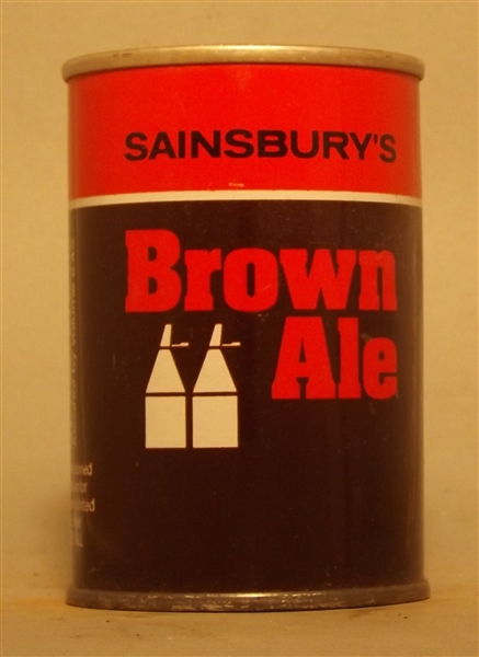 Sainsbury's Brown Ale 9 2/3 Ounce Tab - England, UK