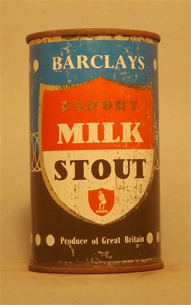 RARE Barclay's Milk Stout Flat Top, England, UK