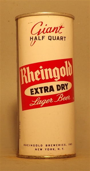 Rheingold GIANT 16 Ounce FAN TAB, New York, NY