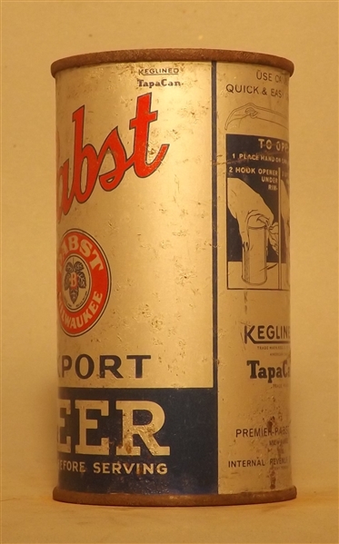 Pabst Export Opening Instructional Flat Top #1, Milwaukee, WI