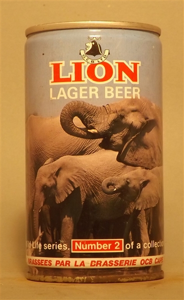 Tough Lion Tab Top Set Can #2, Elephant, South Africa