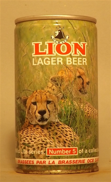 Tough Lion Tab Top Set Can #5, Cheetah, South Africa