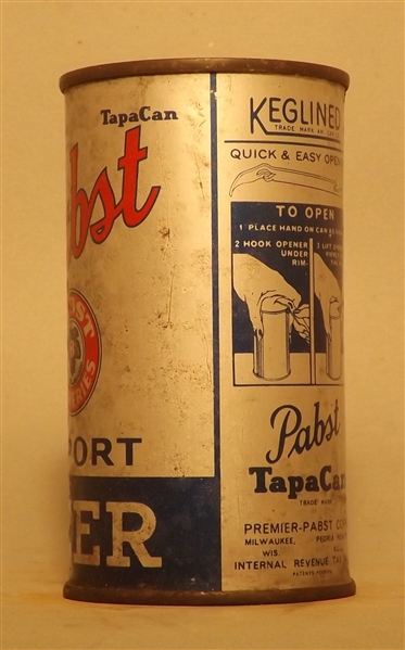 Pabst Export Opening Instructional Flat Top #2, Premier-Pabst