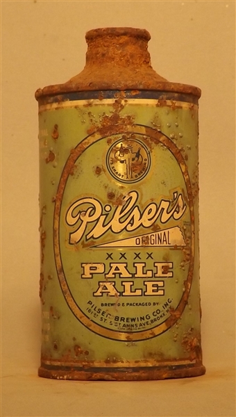 Tough Pilser's pale Ale Cone Top, Bronx, NY