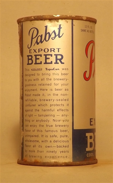 Pabst Export Opening Instructional Flat Top, Premier-Pabst