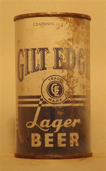 Gilt Edge Lager Beer Flat Top