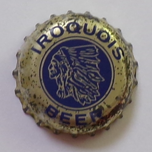 Iroquois Beer Crown Blue