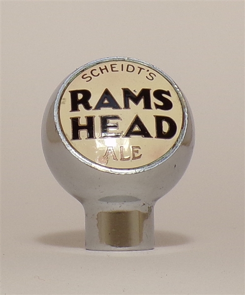 Scheidt's Rams Head Ale Ball Knob, Philadelphia, PA