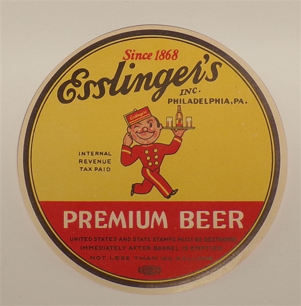 Esslinger's Label, Philadelphia, PA
