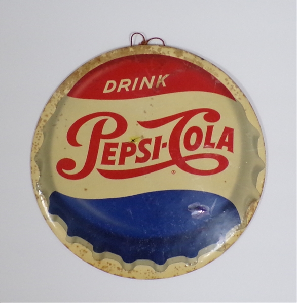 Pepsi-Cola 8 7/8 Button Sign #1