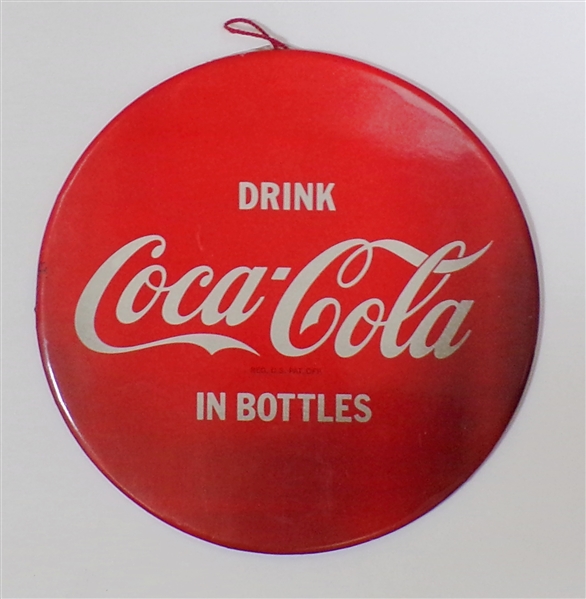 Coca-Cola 8 7/8 Button Sign