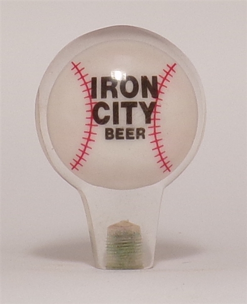 Iron City Beer Baseball Tap Knob, Pittsburgh, PA